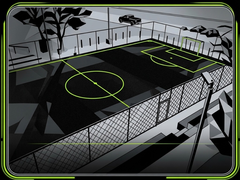 5-a-side floodlit court